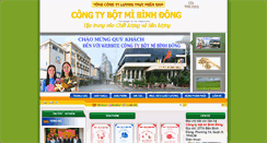 Desktop Screenshot of binhdongflour.com.vn